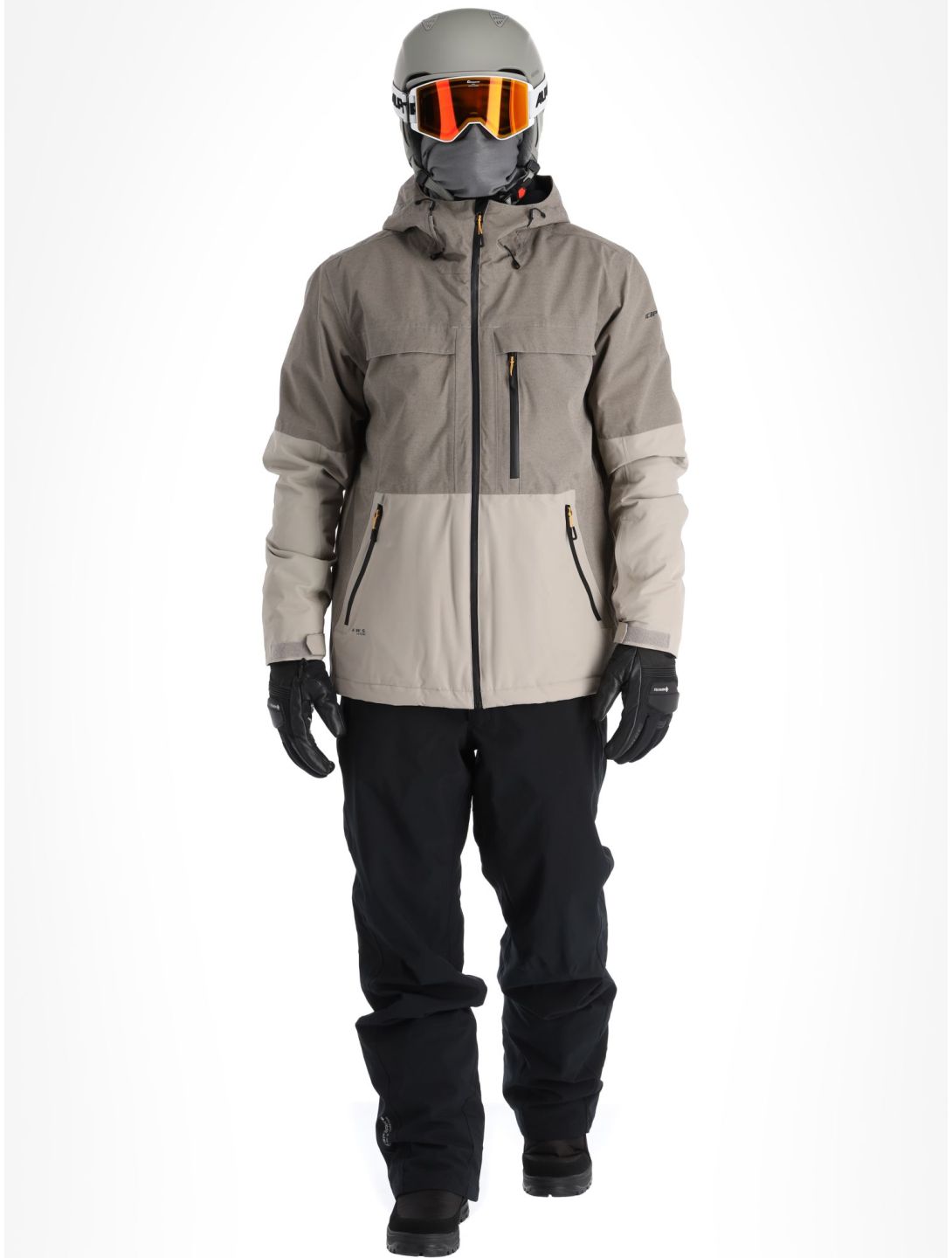 Icepeak, Castres giacca sci uomo Steel Grey grigio 