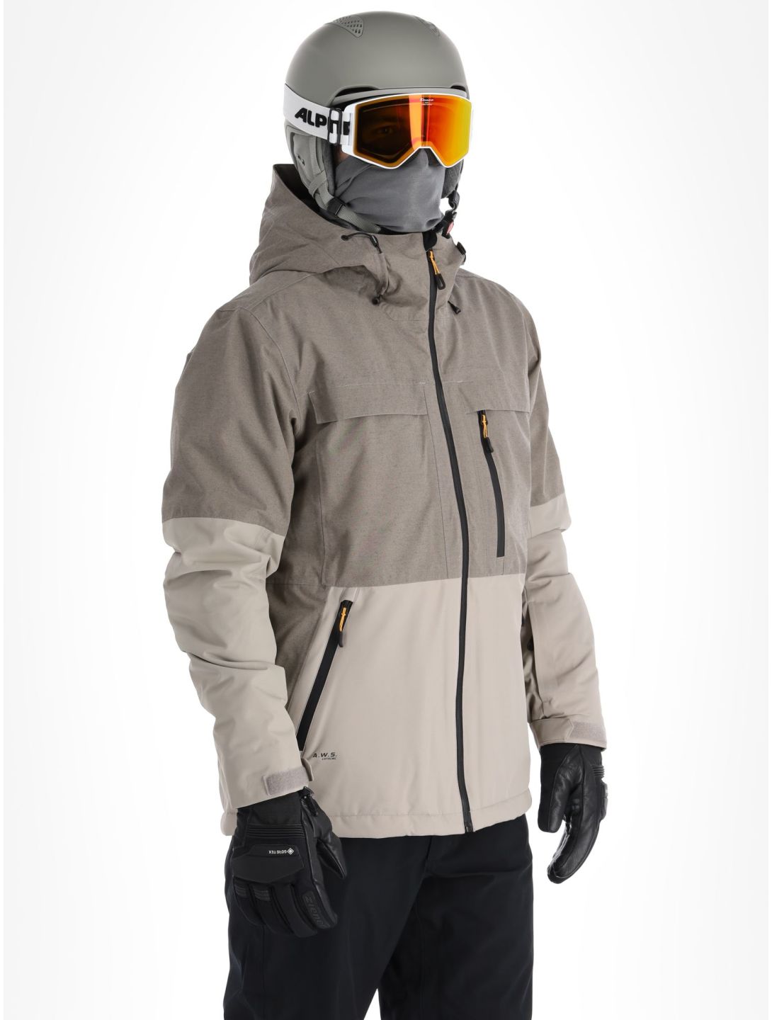 Icepeak, Castres giacca sci uomo Steel Grey grigio 