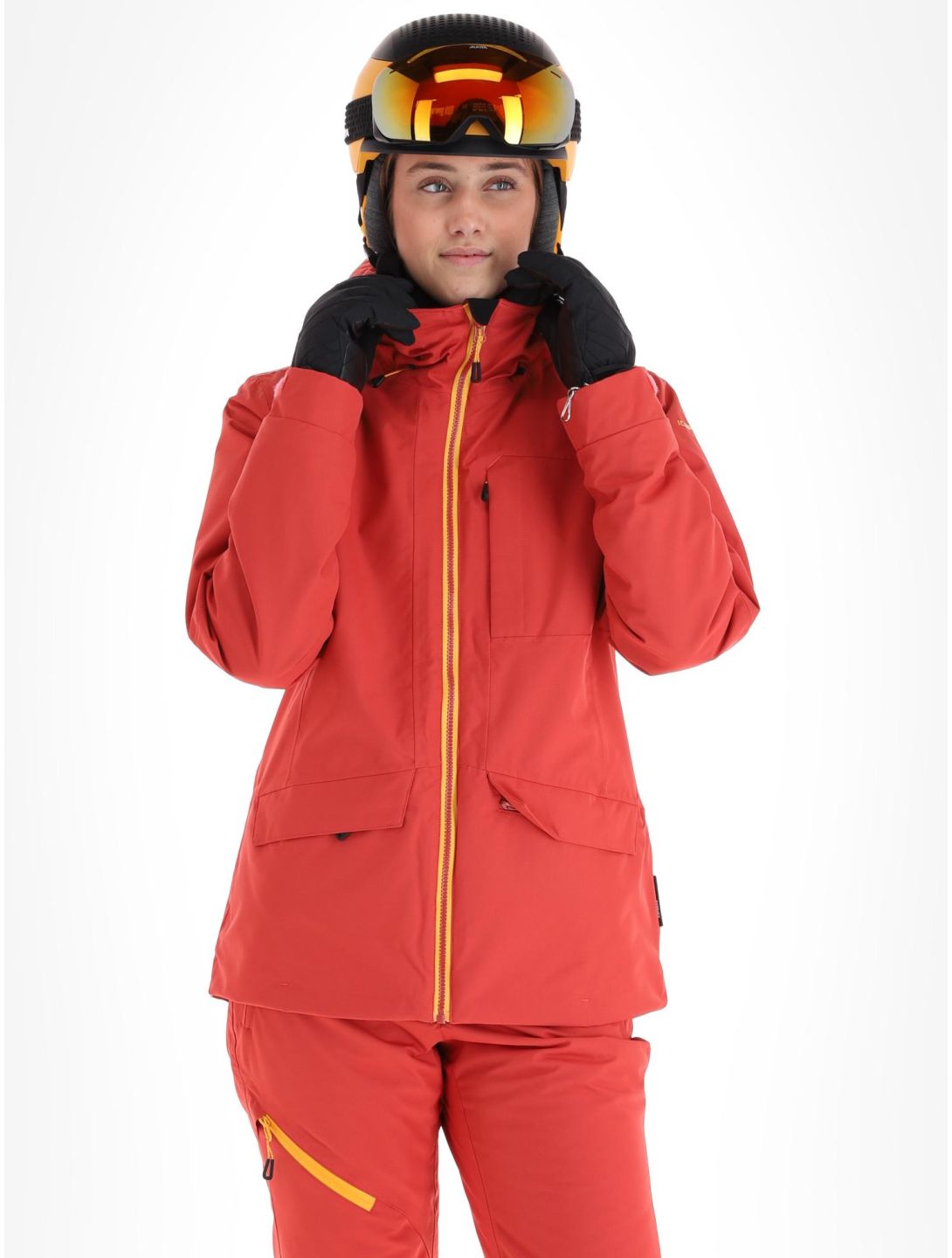 Icepeak, Cathay giacca sci donna Cranberry rosso 