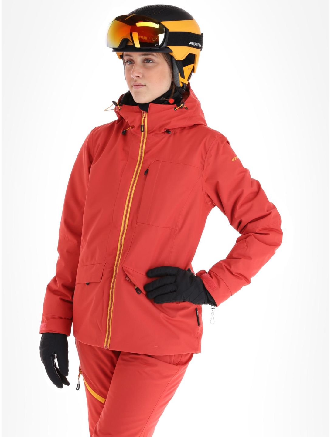 Icepeak, Cathay giacca sci donna Cranberry rosso 