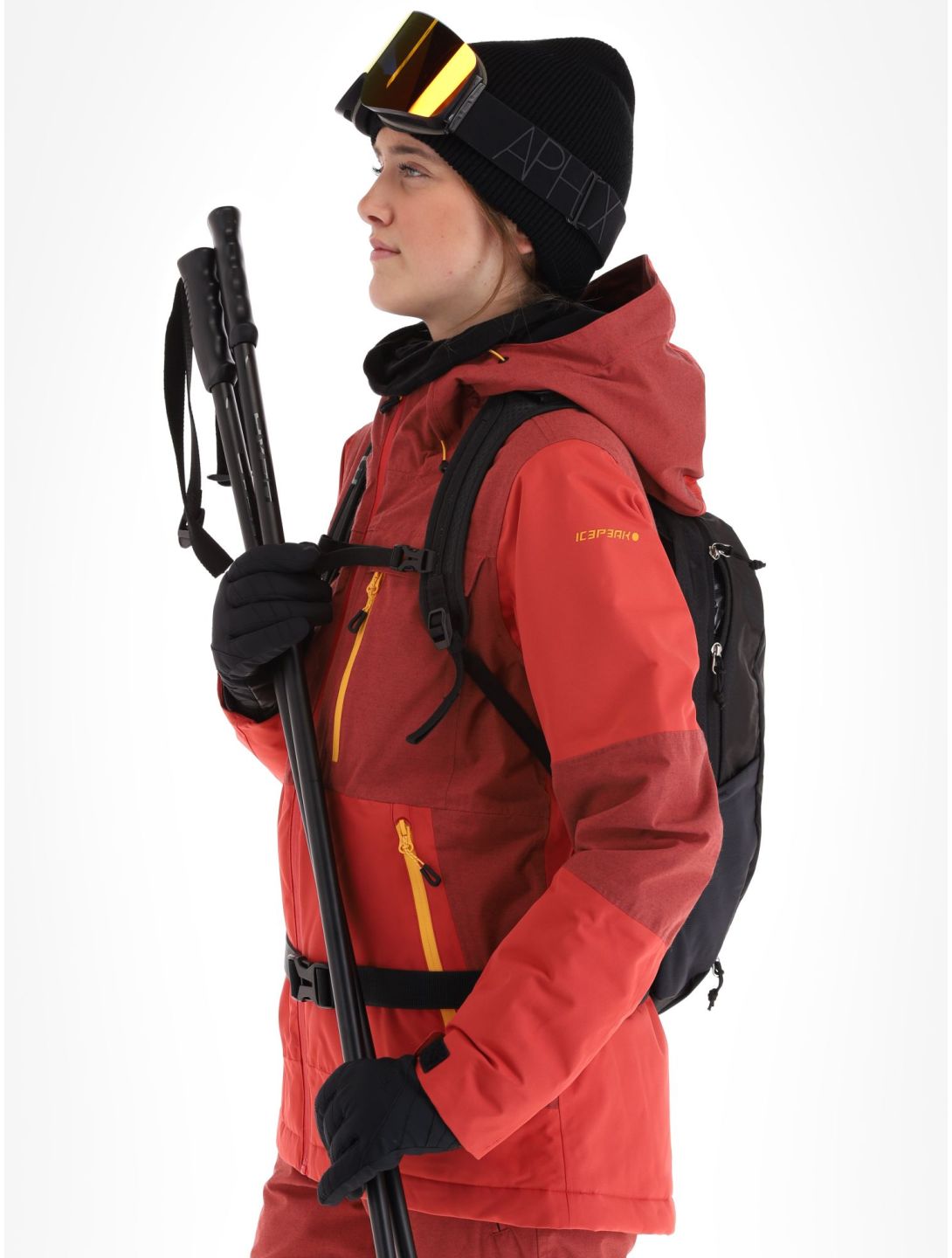 Icepeak, Cavour giacca sci donna Cranberry rosso 