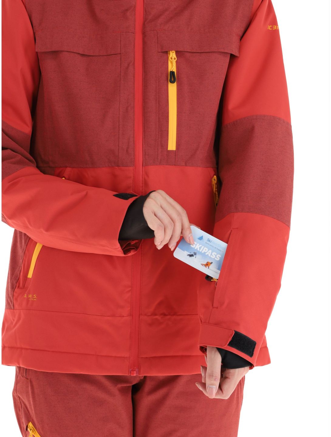 Icepeak, Cavour giacca sci donna Cranberry rosso 