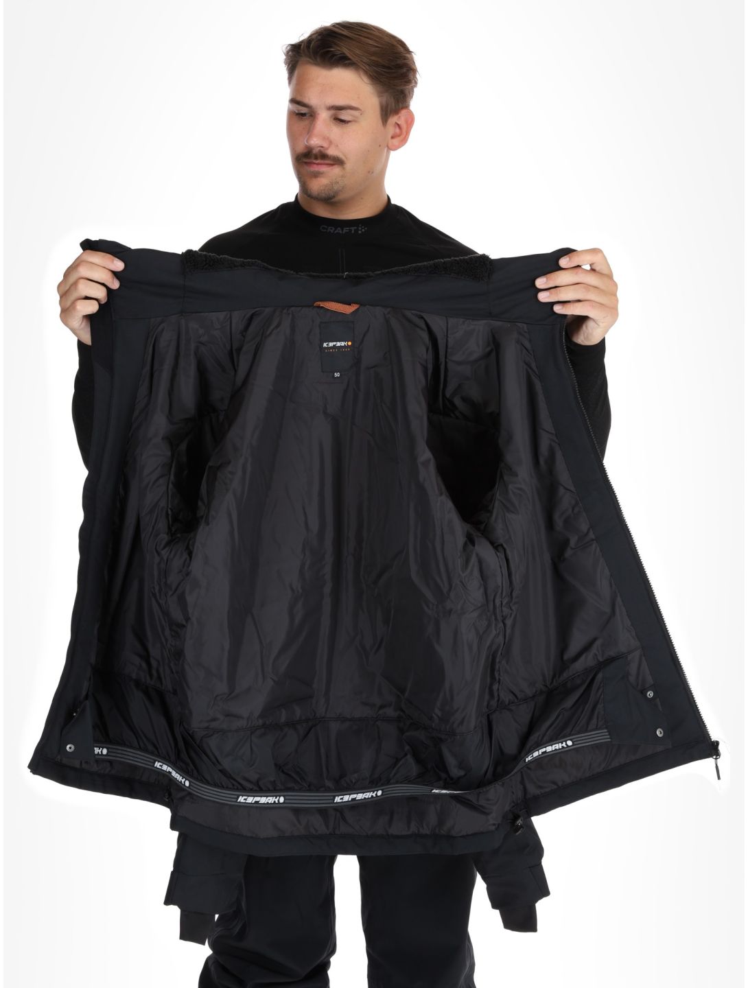 Icepeak, Chester giacca sci uomo Black nero 