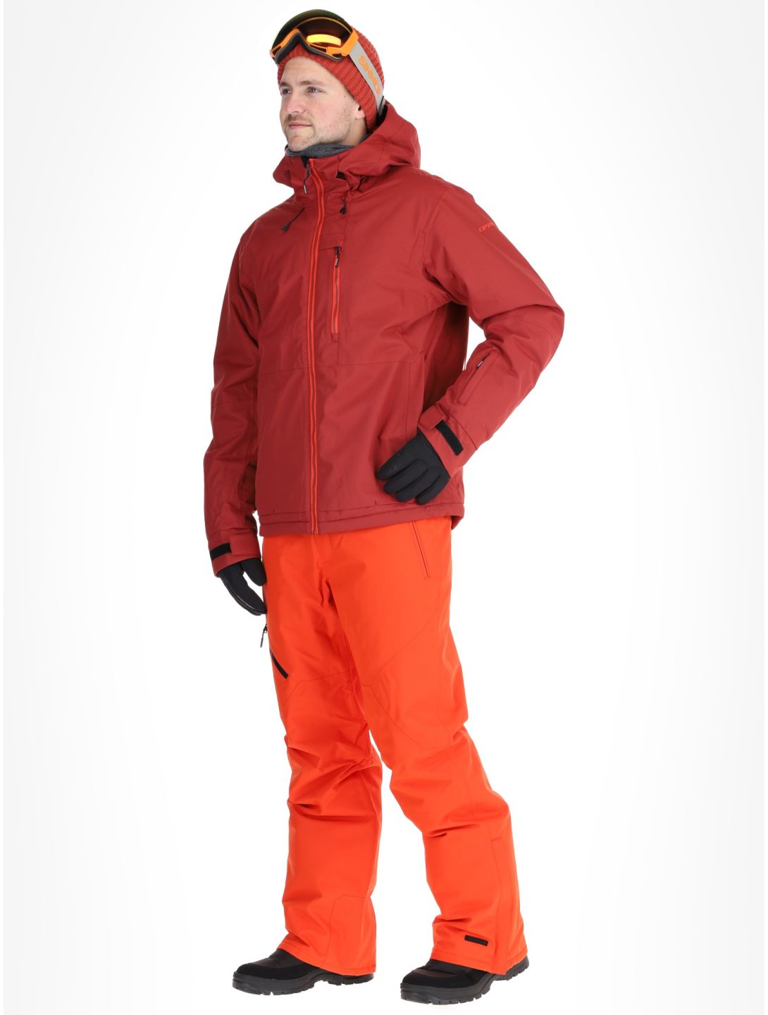 Icepeak, Chester giacca sci uomo Burned Orange arancio 