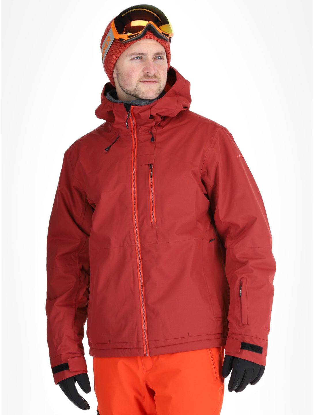 Icepeak, Chester giacca sci uomo Burned Orange arancio 