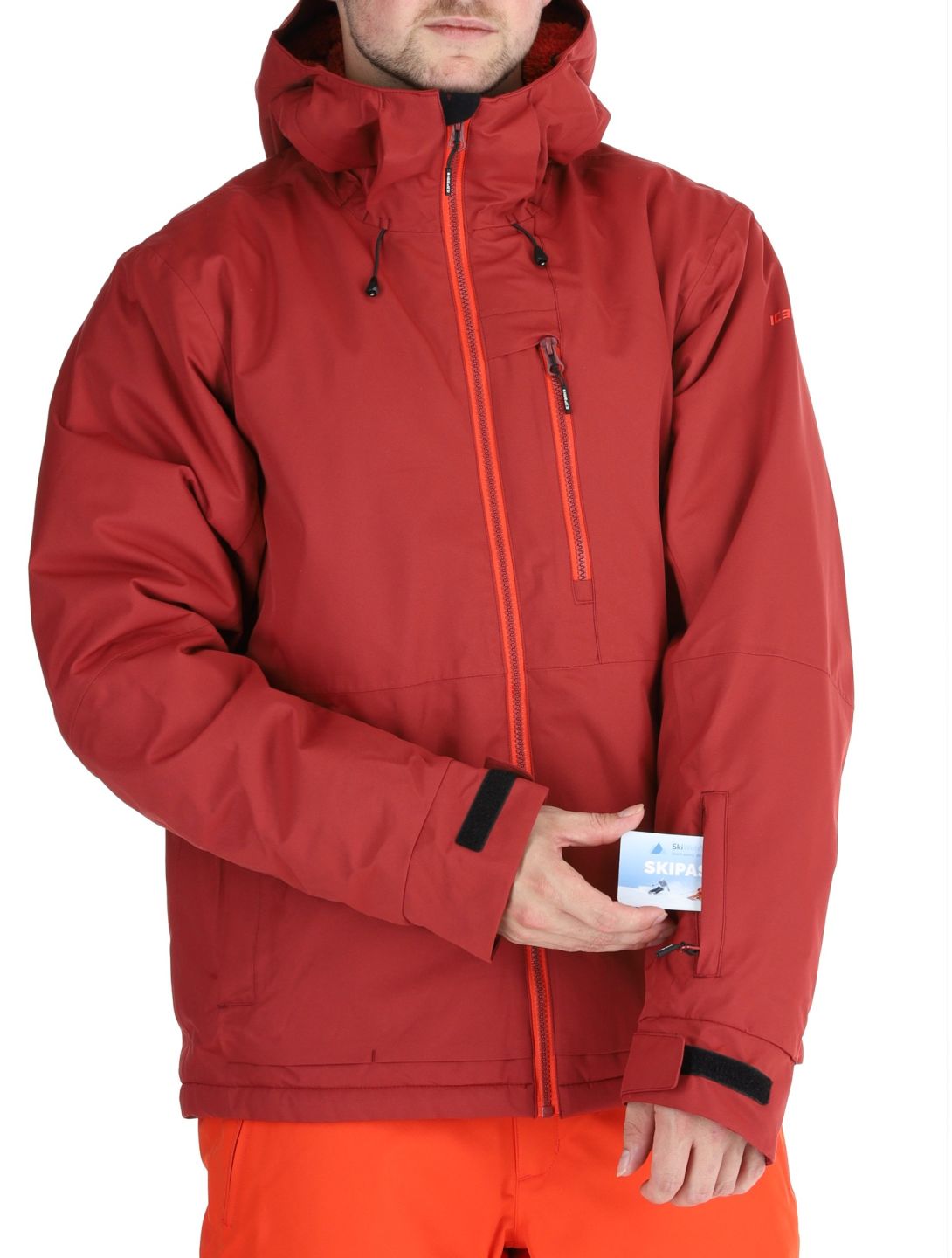 Icepeak, Chester giacca sci uomo Burned Orange arancio 