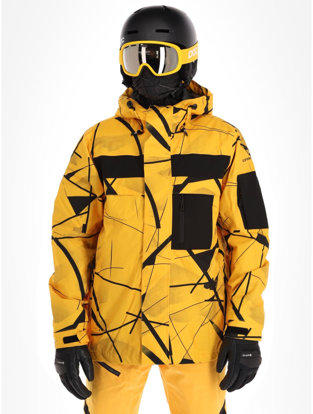 Icepeak, Clymer giacca sci uomo Yellow giallo 