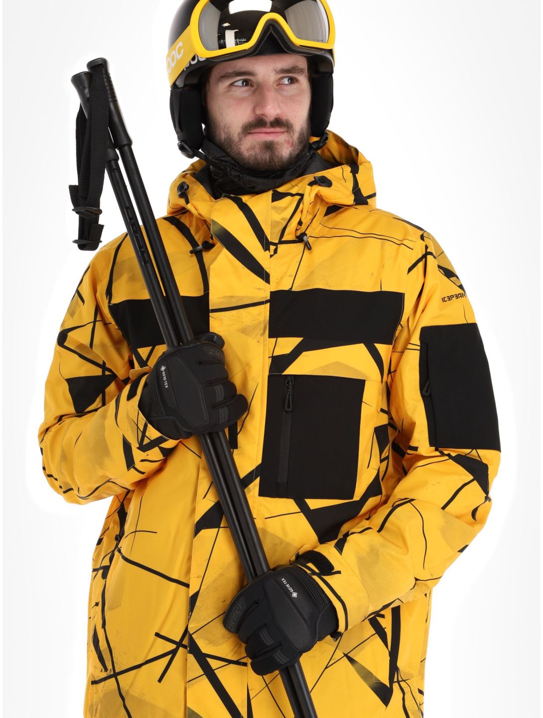 Icepeak, Clymer giacca sci uomo Yellow giallo 