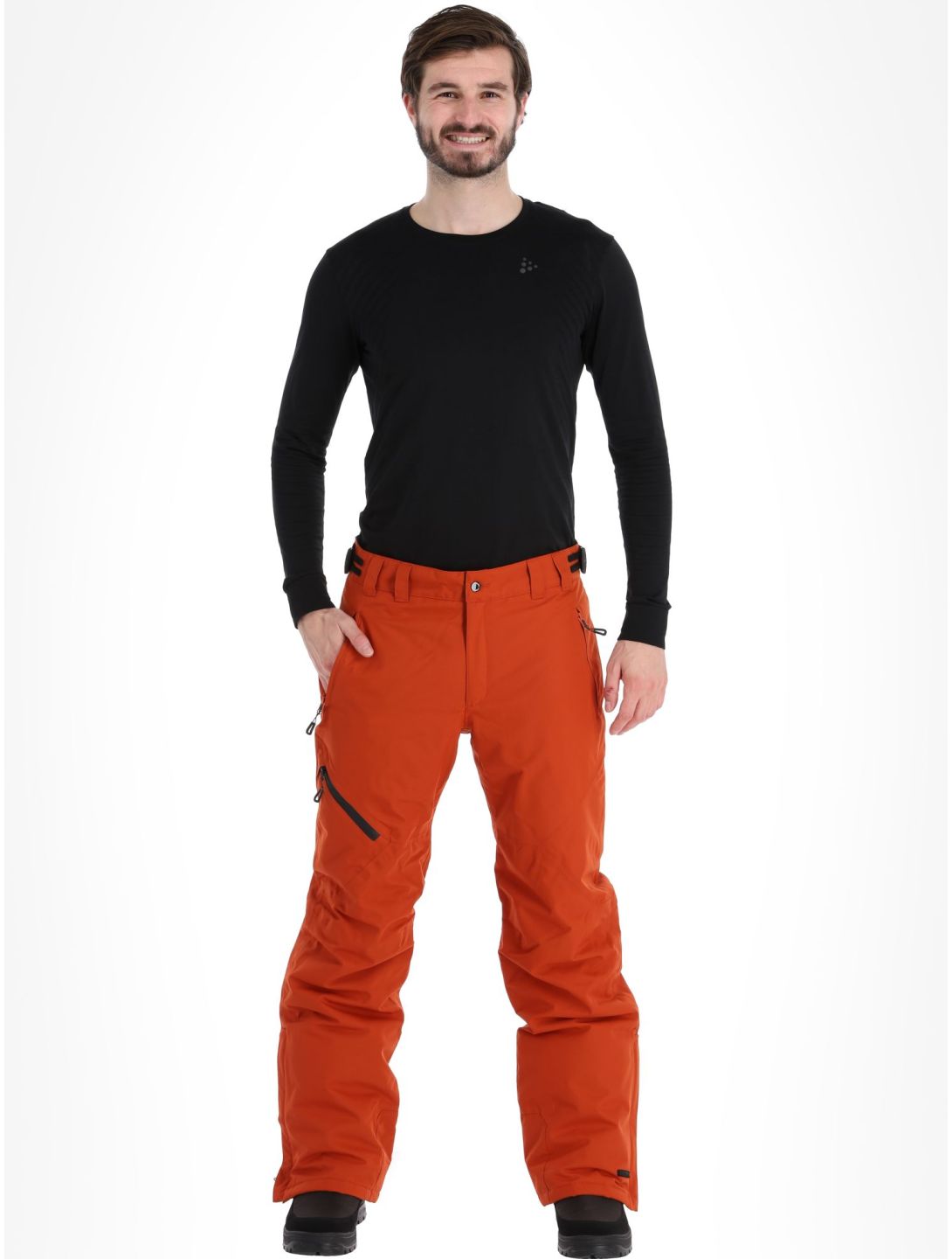 Icepeak, Colman pantaloni da sci uomo Cranberry rosso 