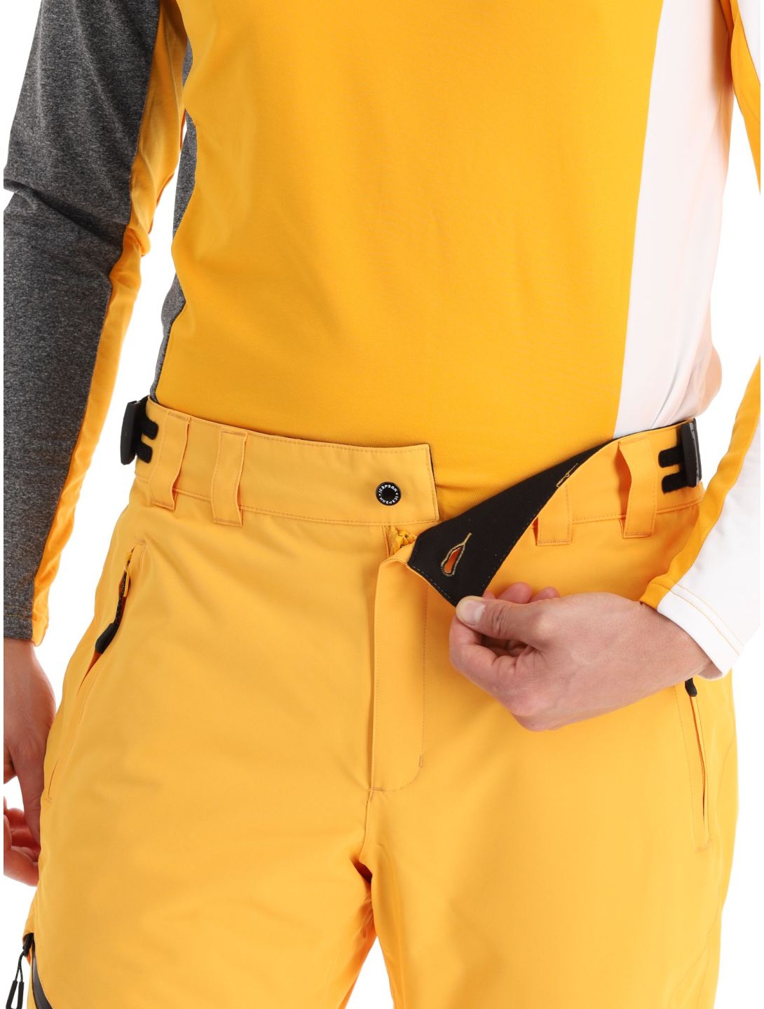 Icepeak, Colman pantaloni da sci uomo Yellow giallo 