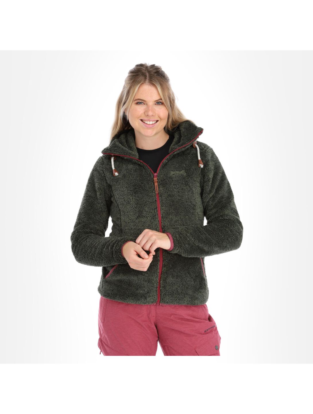 Icepeak, Colony gilet donna dark olive verde