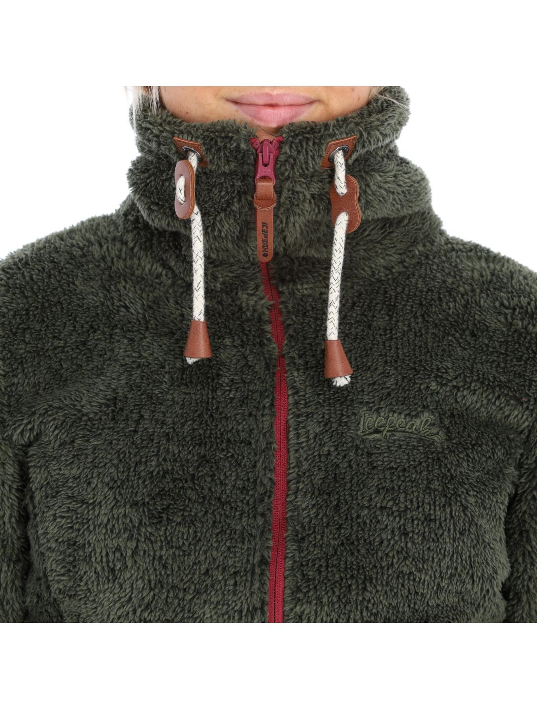 Icepeak, Colony gilet donna dark olive verde