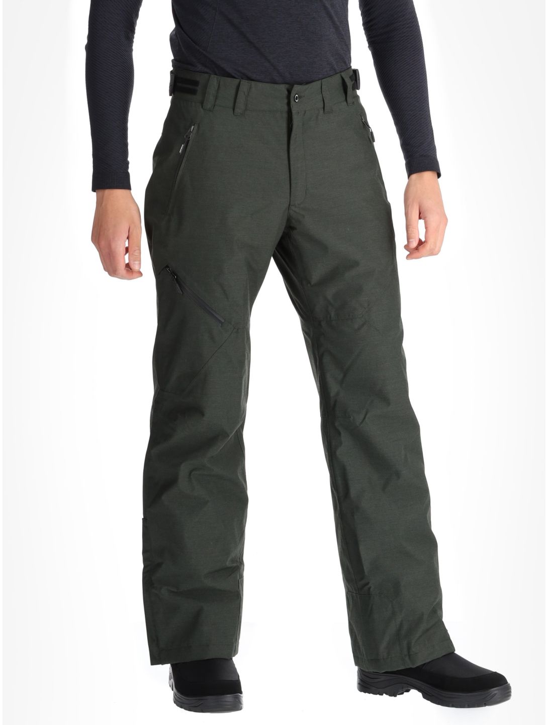 Icepeak, Connel pantaloni da sci uomo Dark Olive verde 