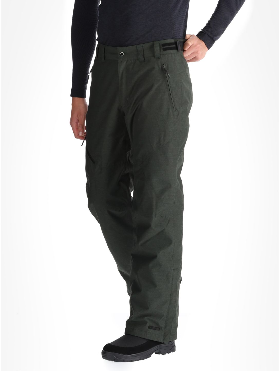 Icepeak, Connel pantaloni da sci uomo Dark Olive verde 