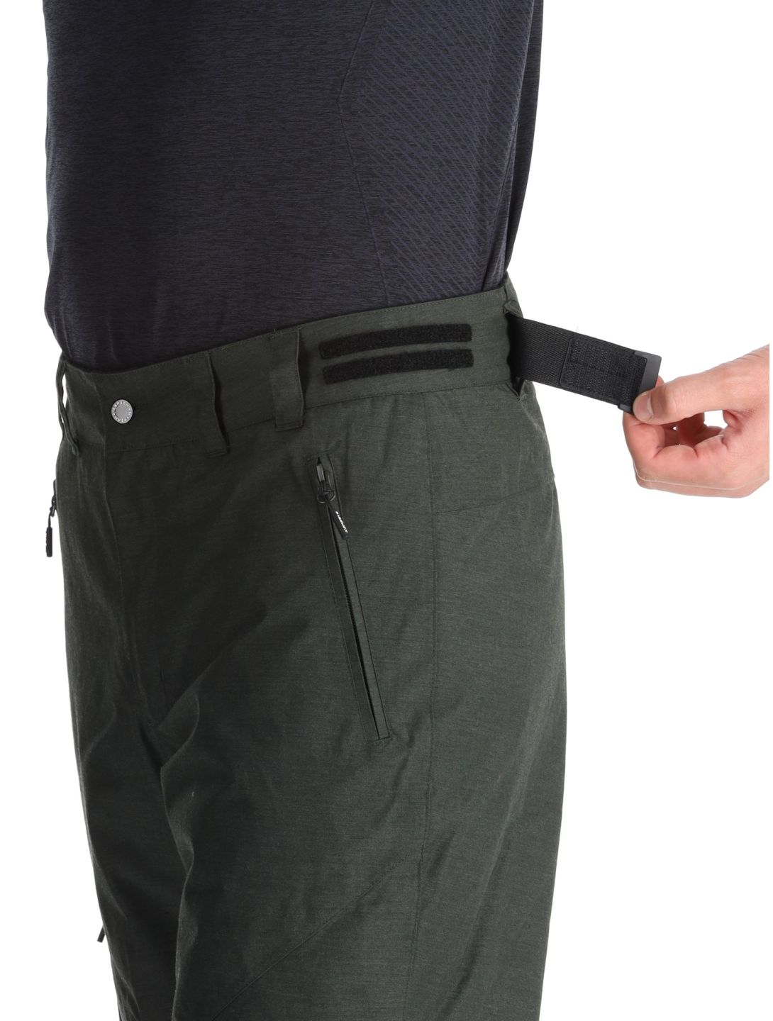 Icepeak, Connel pantaloni da sci uomo Dark Olive verde 