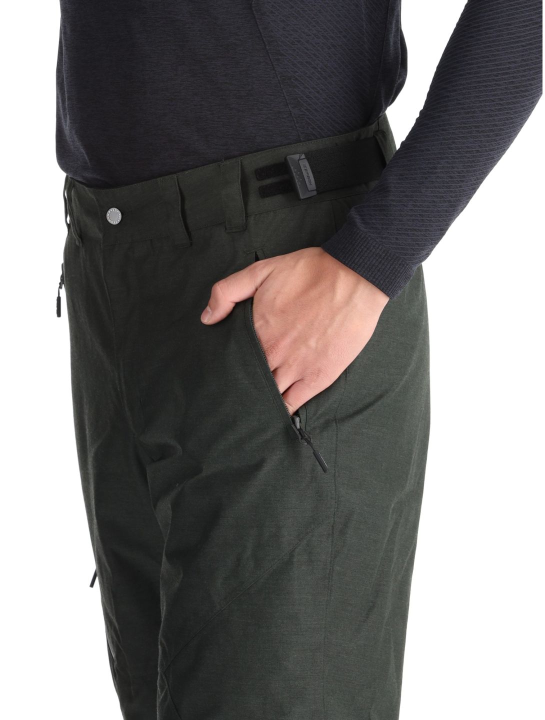 Icepeak, Connel pantaloni da sci uomo Dark Olive verde 