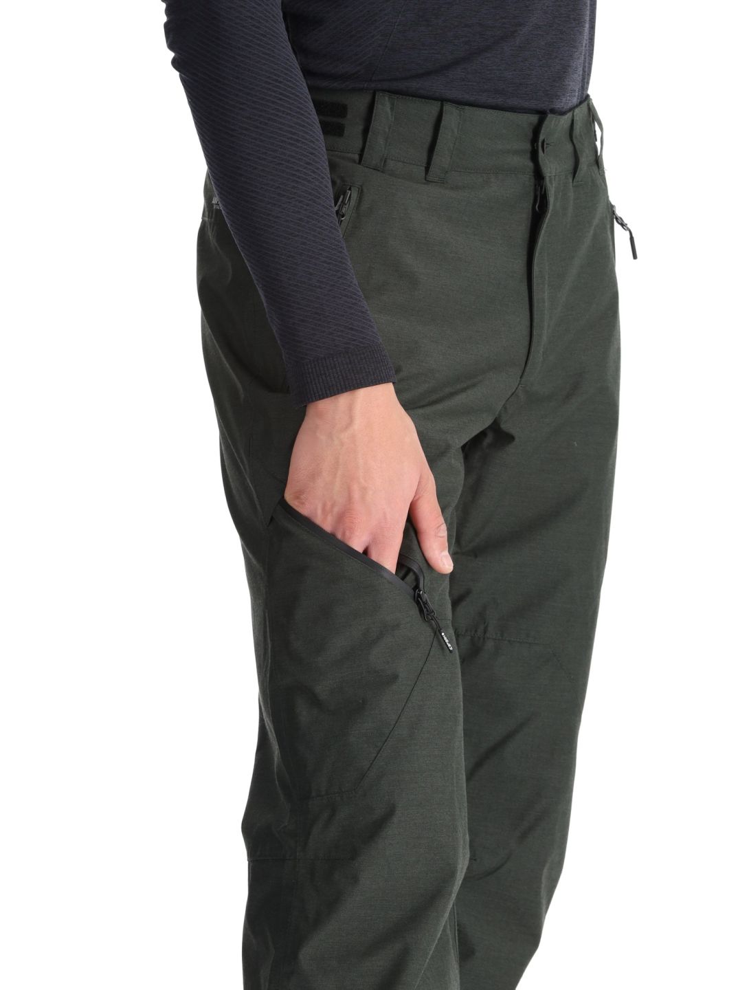 Icepeak, Connel pantaloni da sci uomo Dark Olive verde 