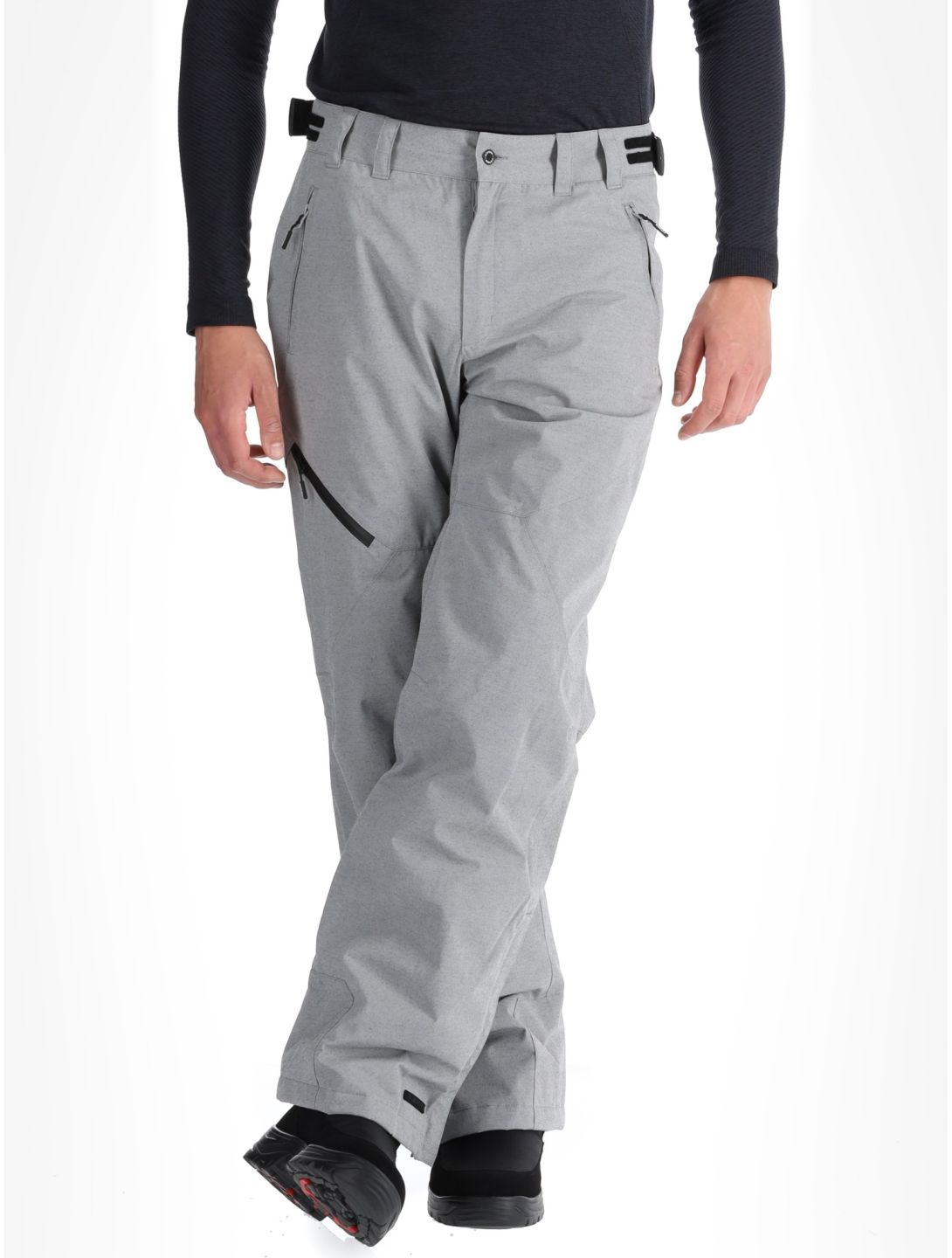 Icepeak, Connel pantaloni da sci uomo Light Grey grigio 