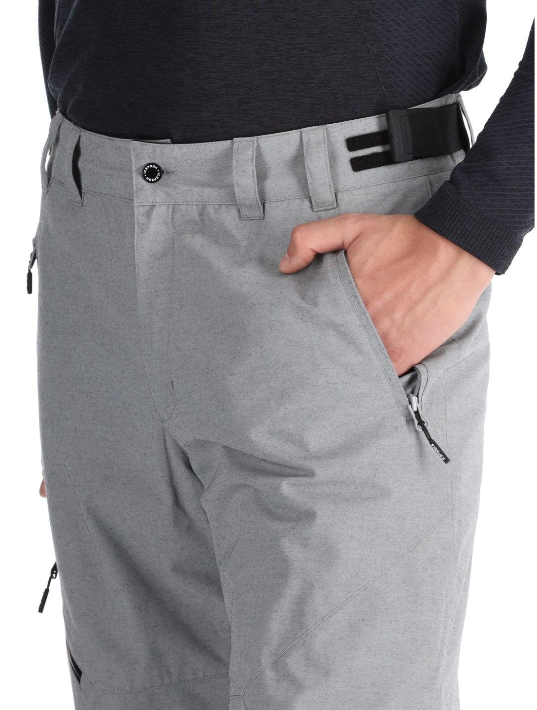 Icepeak, Connel pantaloni da sci uomo Light Grey grigio 