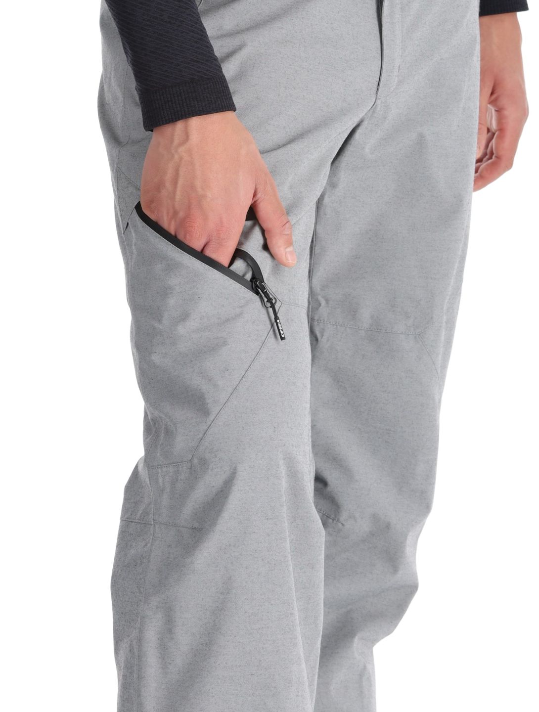 Icepeak, Connel pantaloni da sci uomo Light Grey grigio 