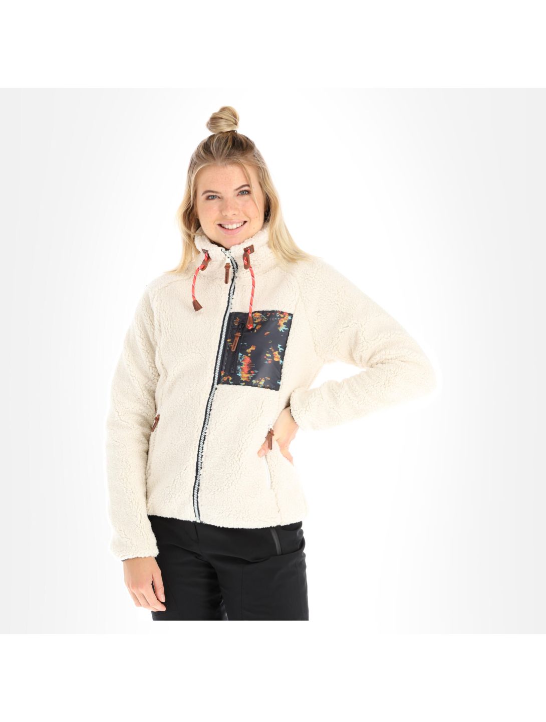 Icepeak, Croix gilet donna natural bianco