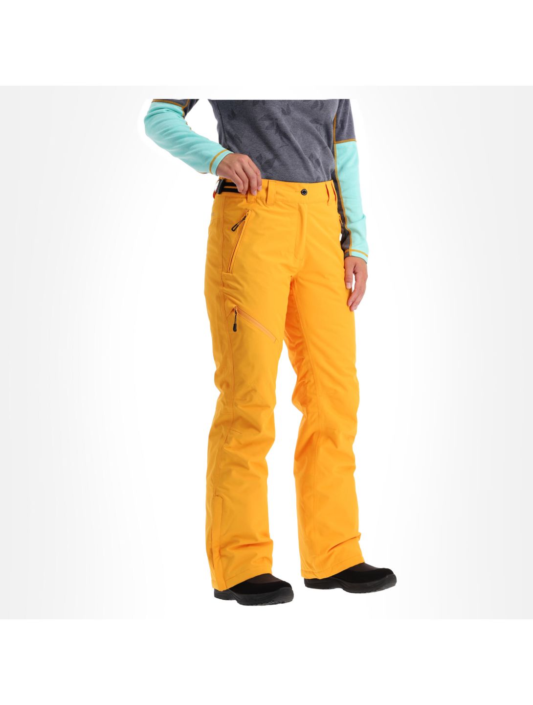 Icepeak, Curlew pantaloni da sci donna abricot arancio 