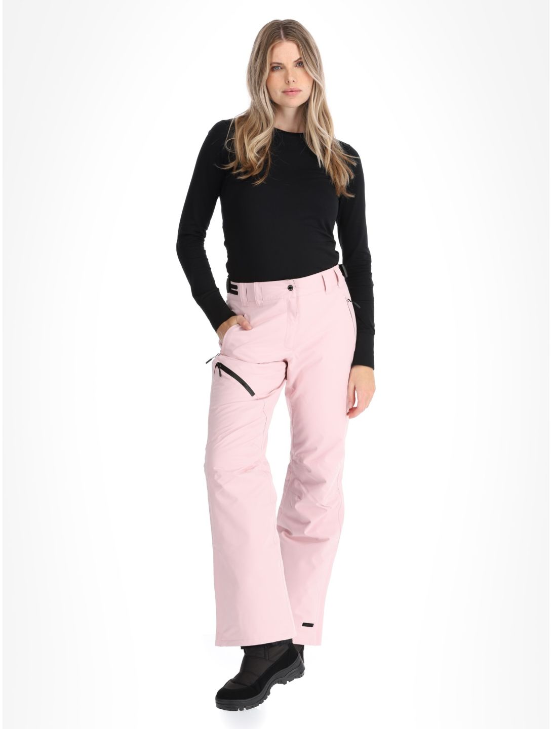 Icepeak, Curlew pantaloni da sci donna Baby Pink rosa 