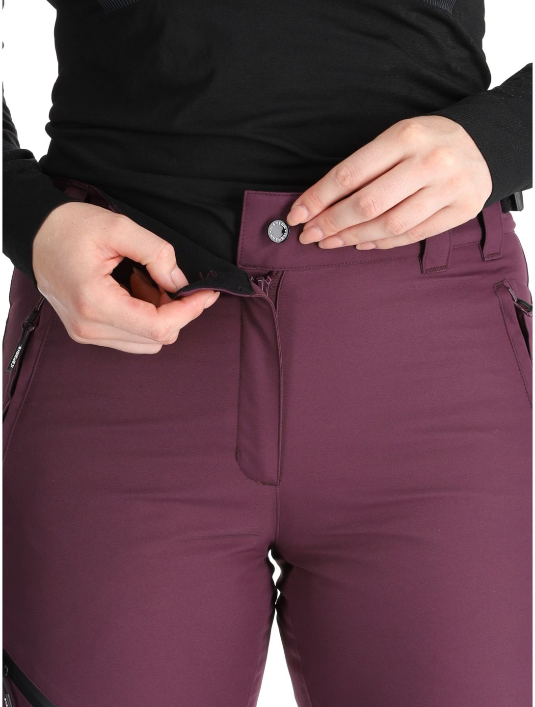 Icepeak, Curlew pantaloni da sci donna Plum viola 