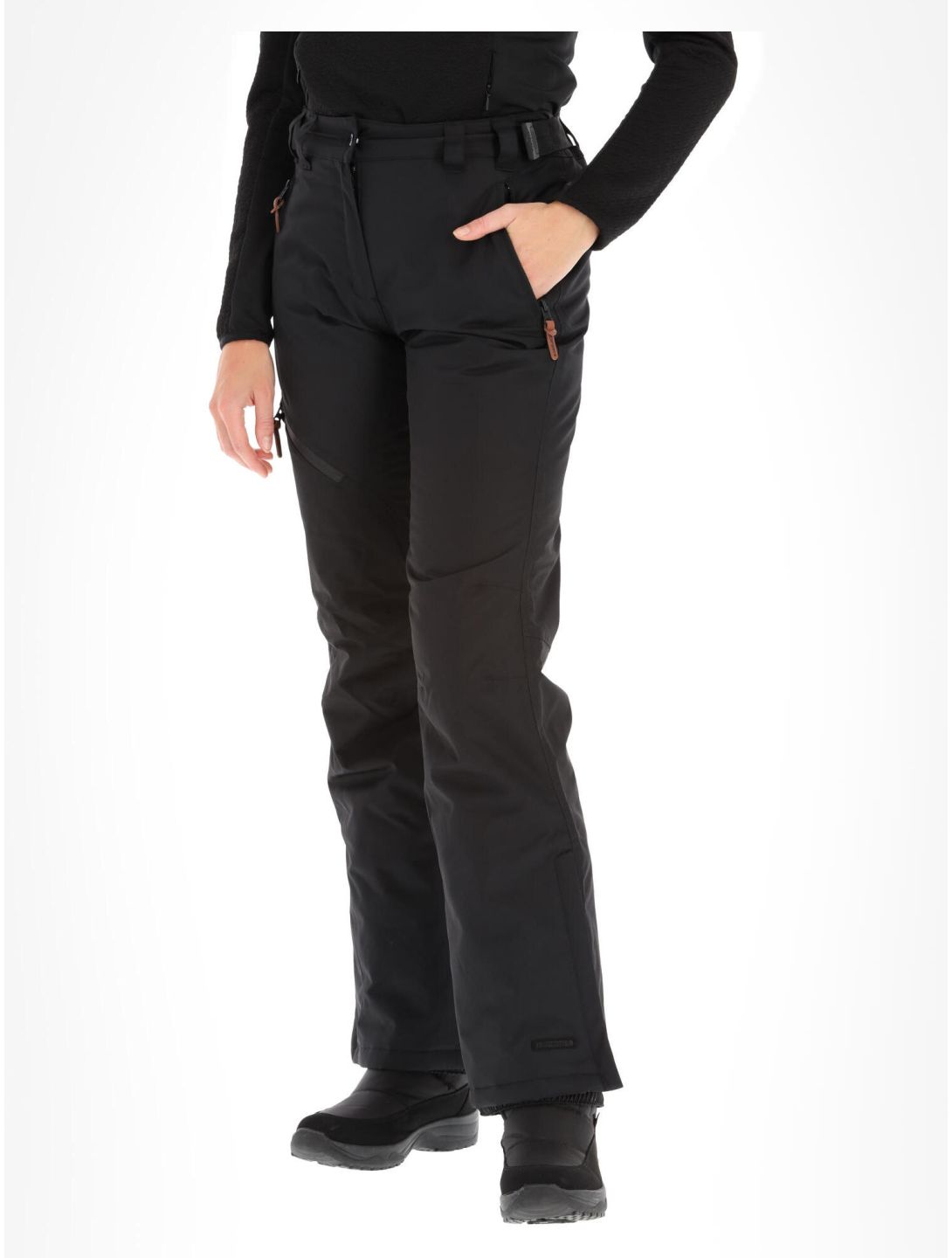 Icepeak, Curlew pantaloni da sci donna Black nero 