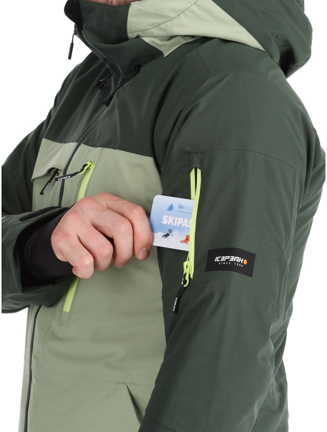 Icepeak, Curran giacca sci donna Asparagus verde 