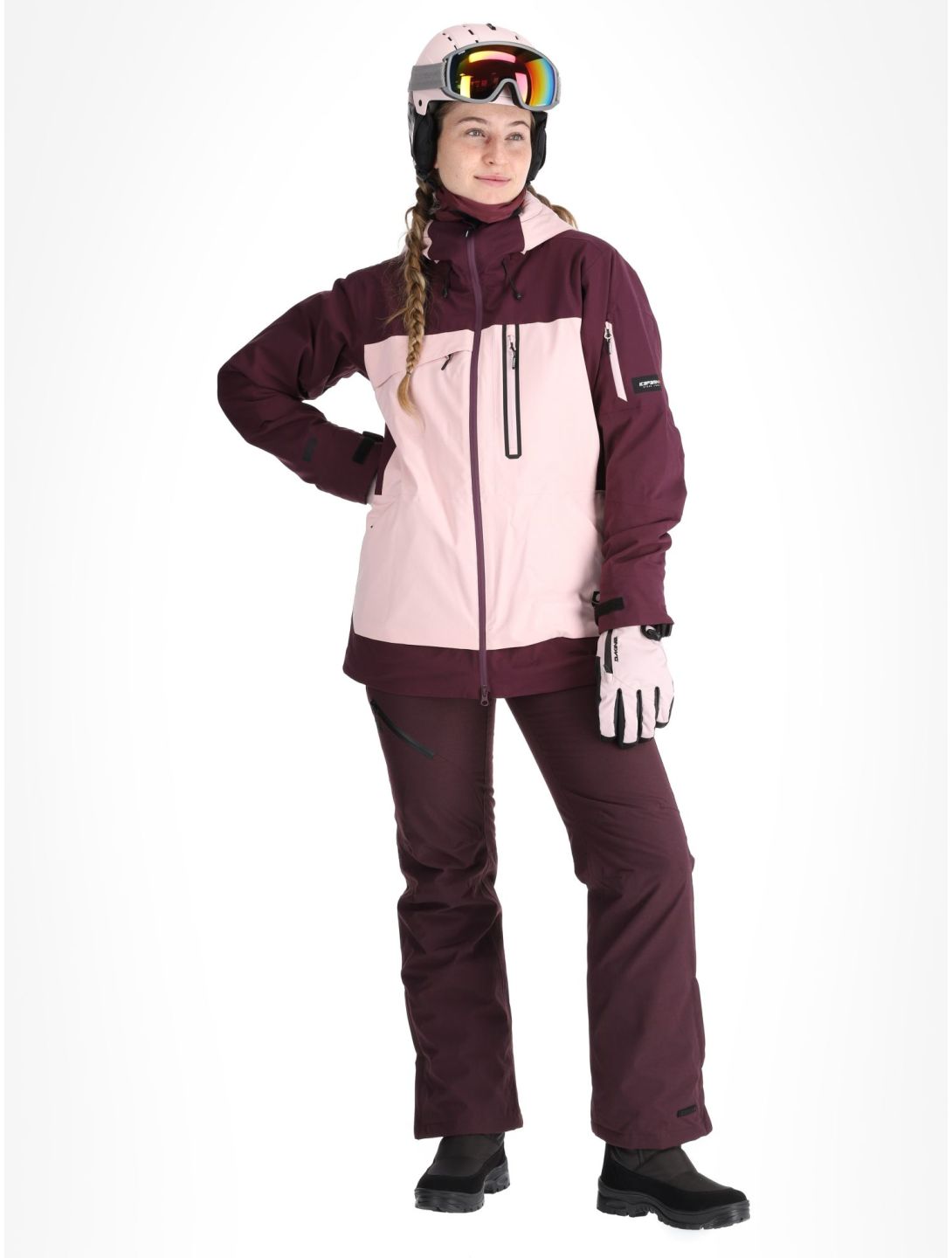 Icepeak, Curran giacca sci donna Baby Pink rosa 