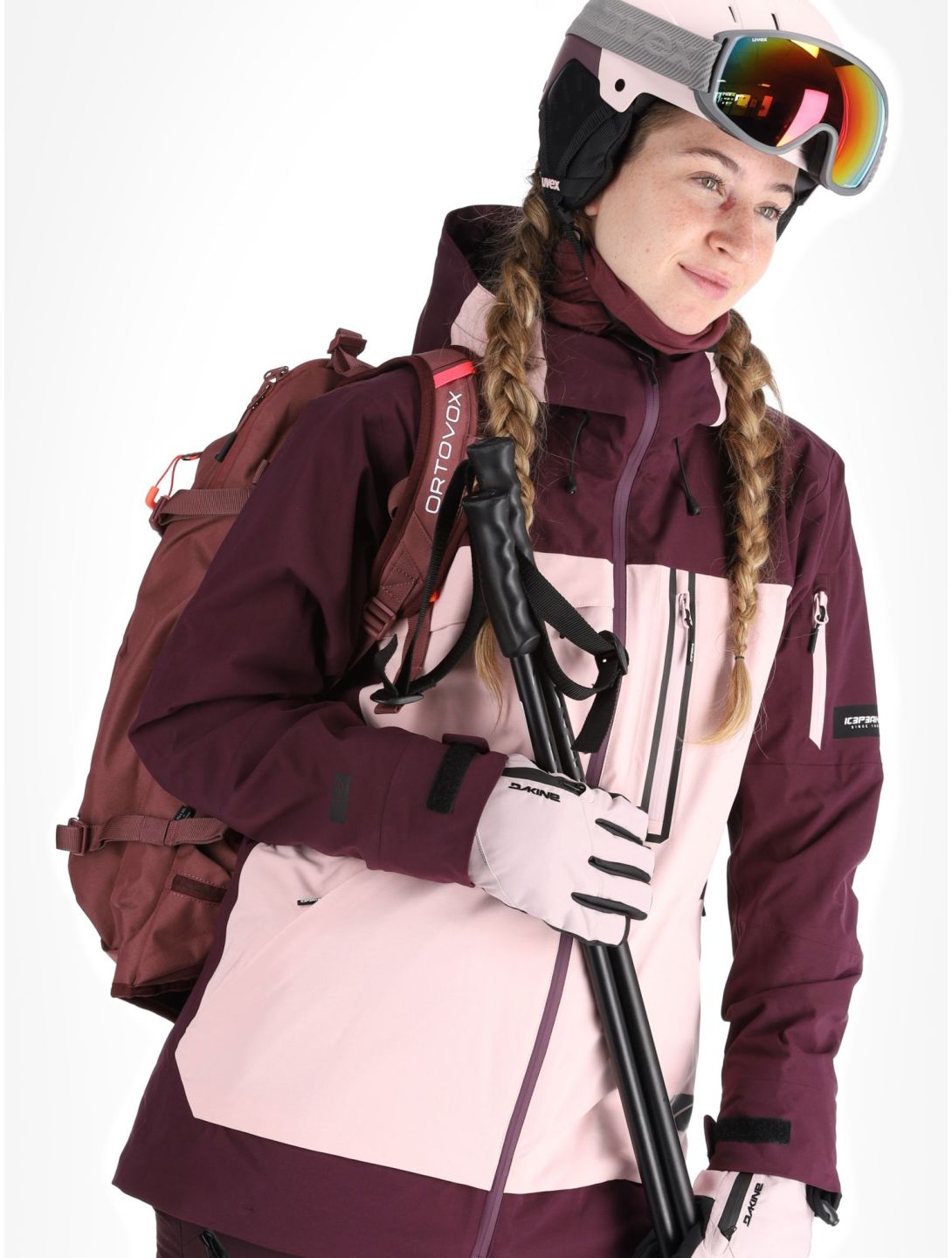 Icepeak, Curran giacca sci donna Baby Pink rosa 