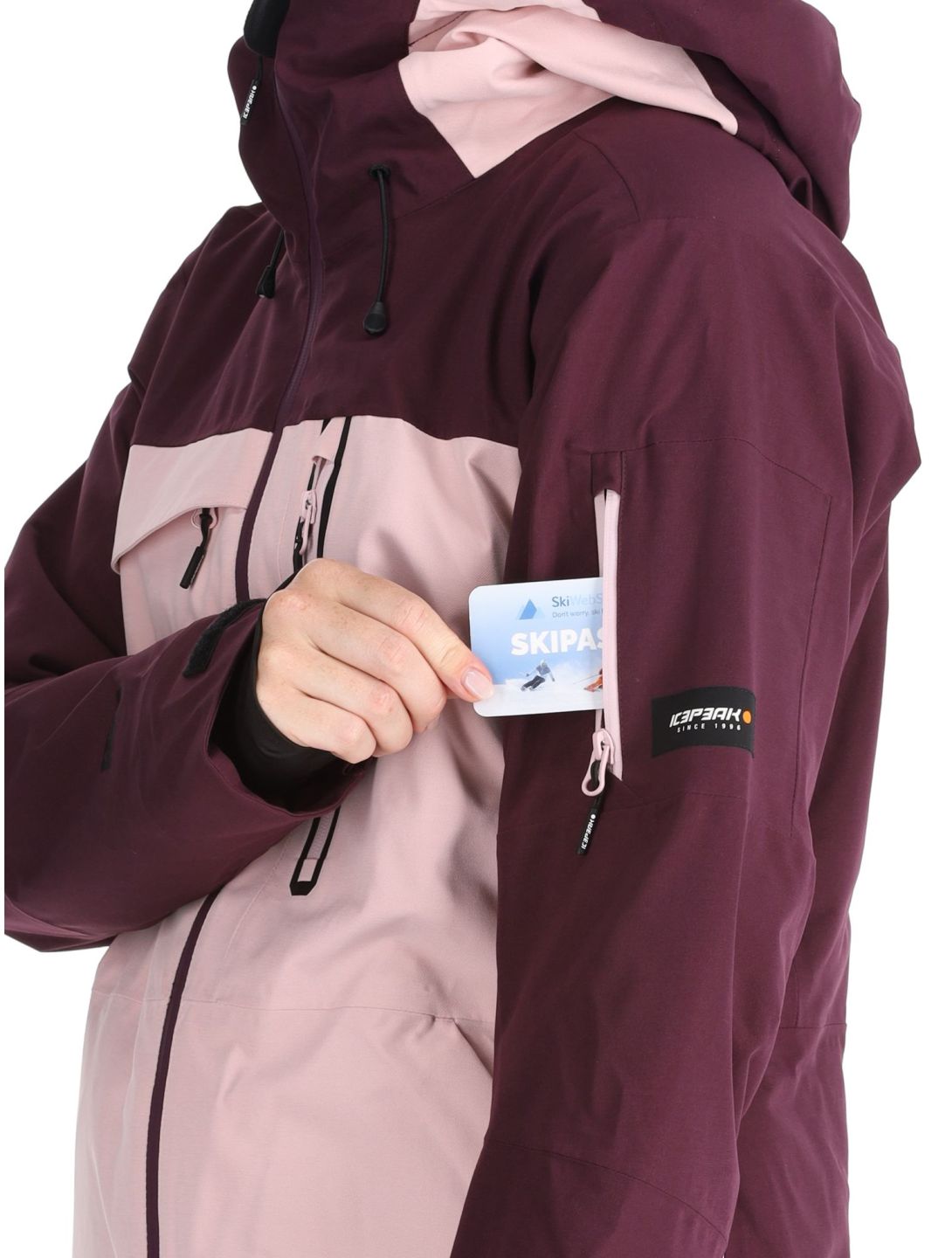 Icepeak, Curran giacca sci donna Baby Pink rosa 