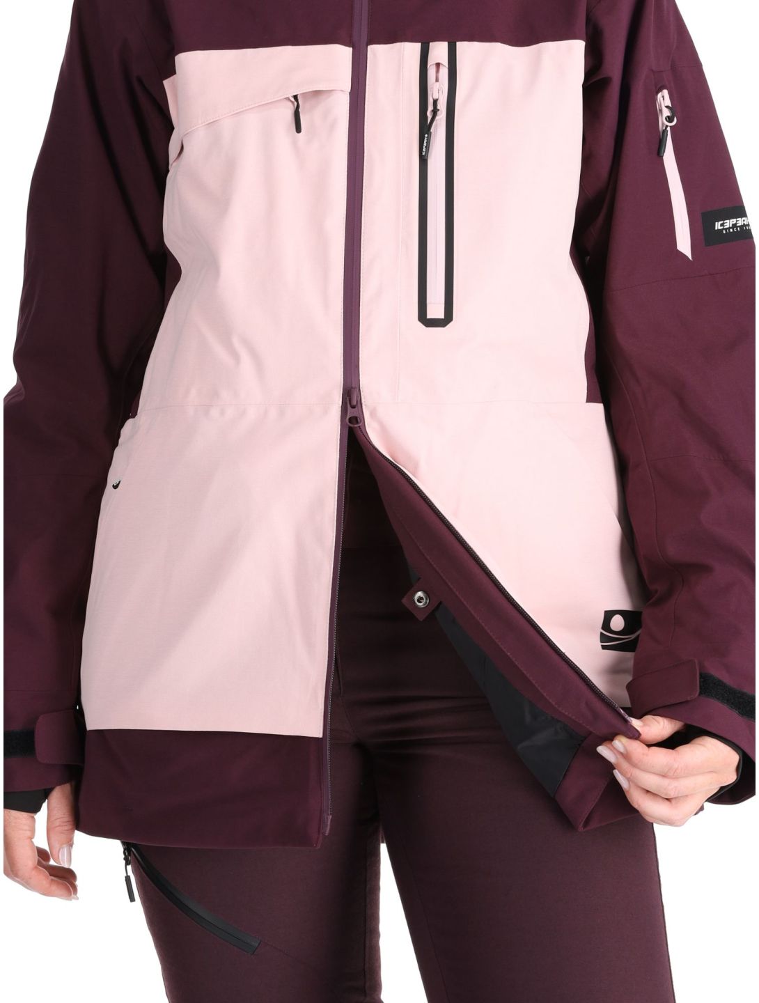 Icepeak, Curran giacca sci donna Baby Pink rosa 