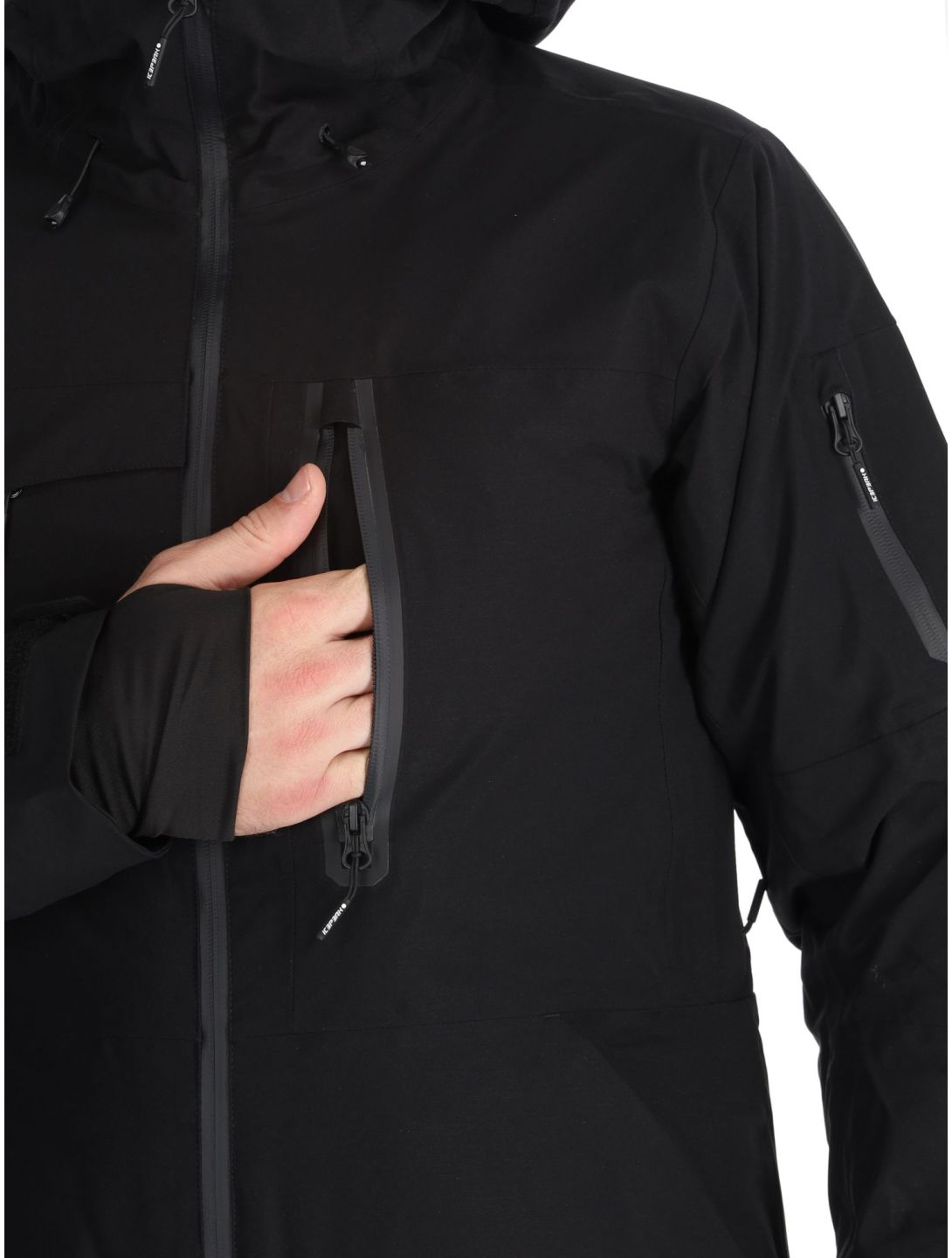 Icepeak, Curran giacca sci donna Black nero 