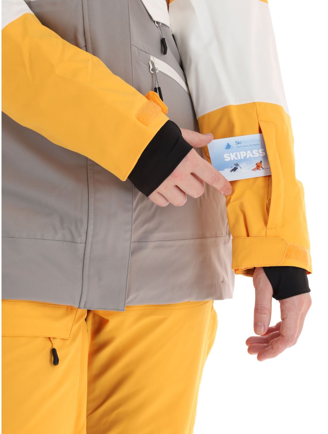 Icepeak, Curran giacca sci donna Yellow giallo, grigio 