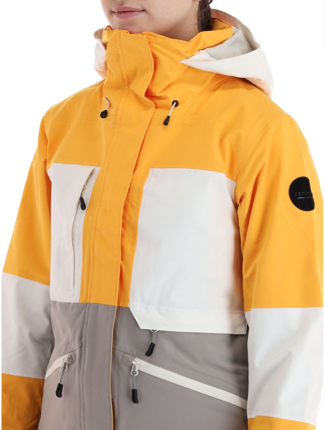 Icepeak, Curran giacca sci donna Yellow giallo, grigio 