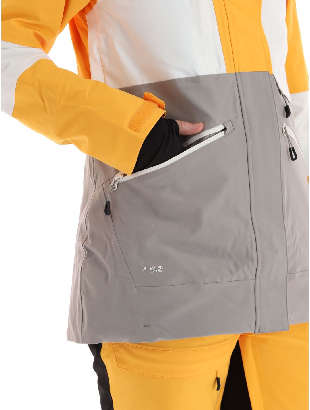 Icepeak, Curran giacca sci donna Yellow giallo, grigio 