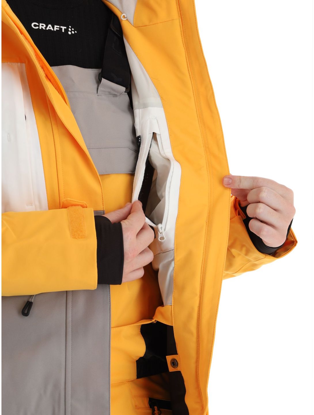 Icepeak, Curran giacca sci donna Yellow giallo, grigio 