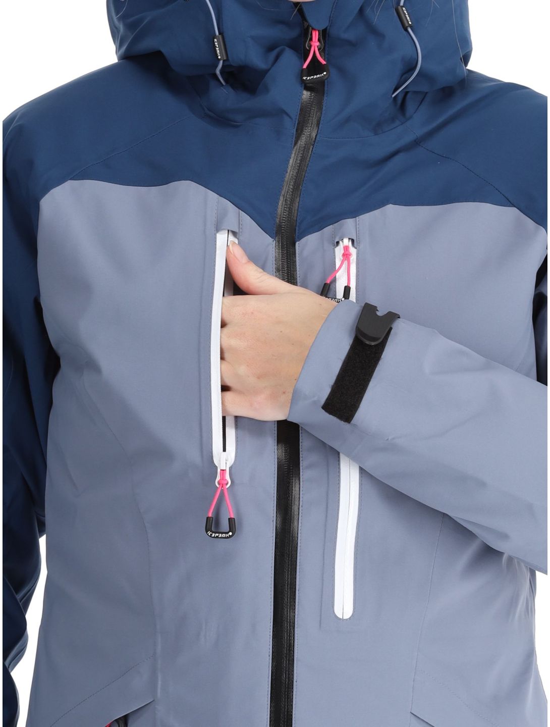 Icepeak, Datteln guscio donna Navy Blue blu 