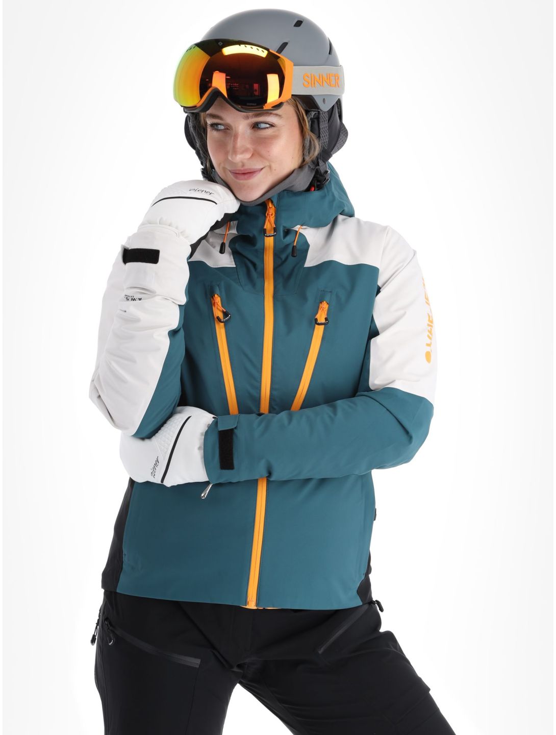 Icepeak, Deblois guscio donna Emerald bianco, verde 