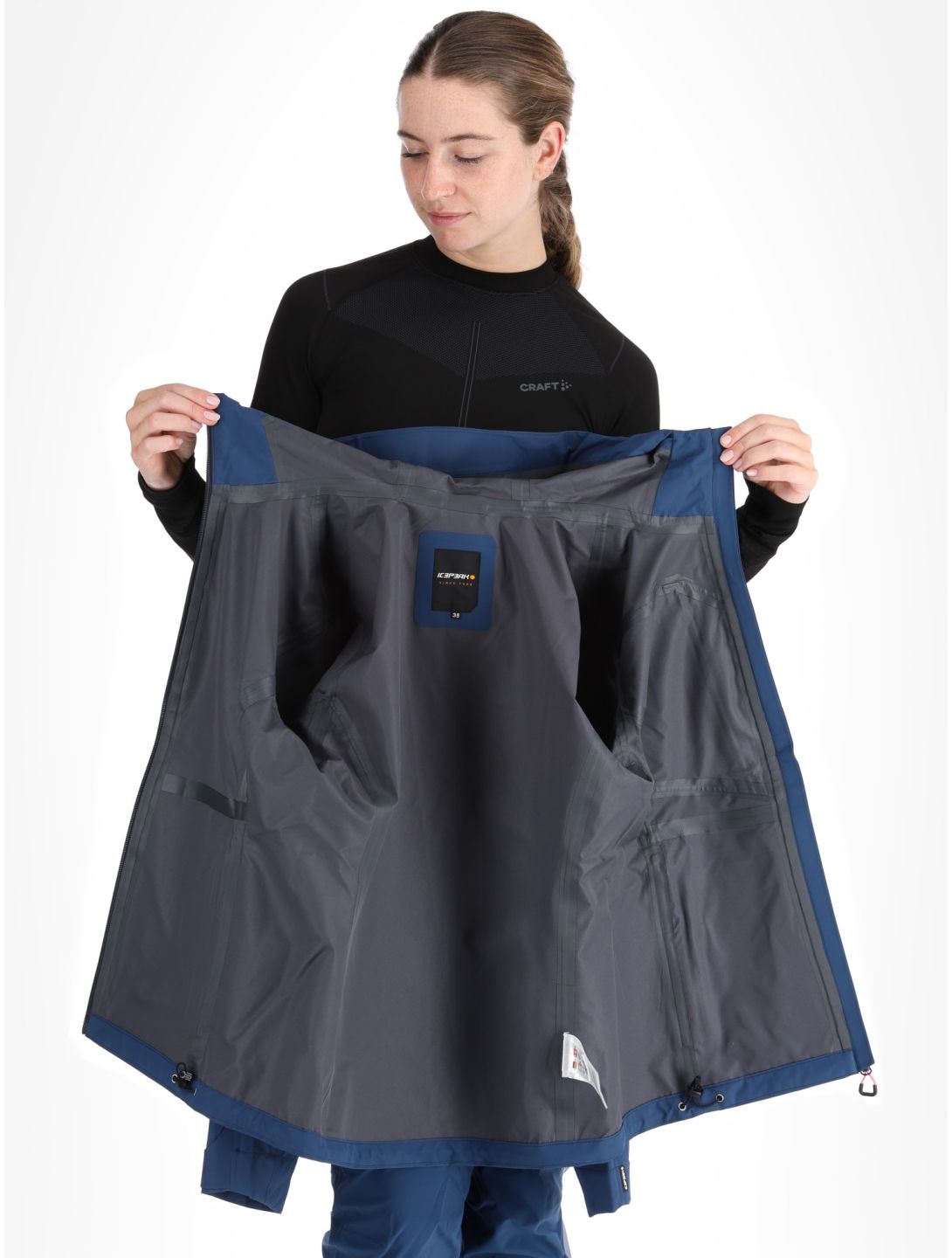 Icepeak, Deblois guscio donna Navy Blue blu 