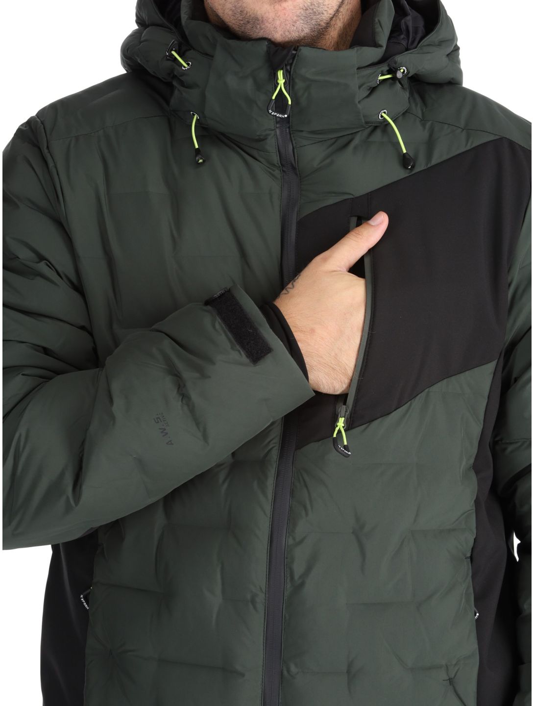 Icepeak, Dickinson giacca sci uomo Dark Olive verde 