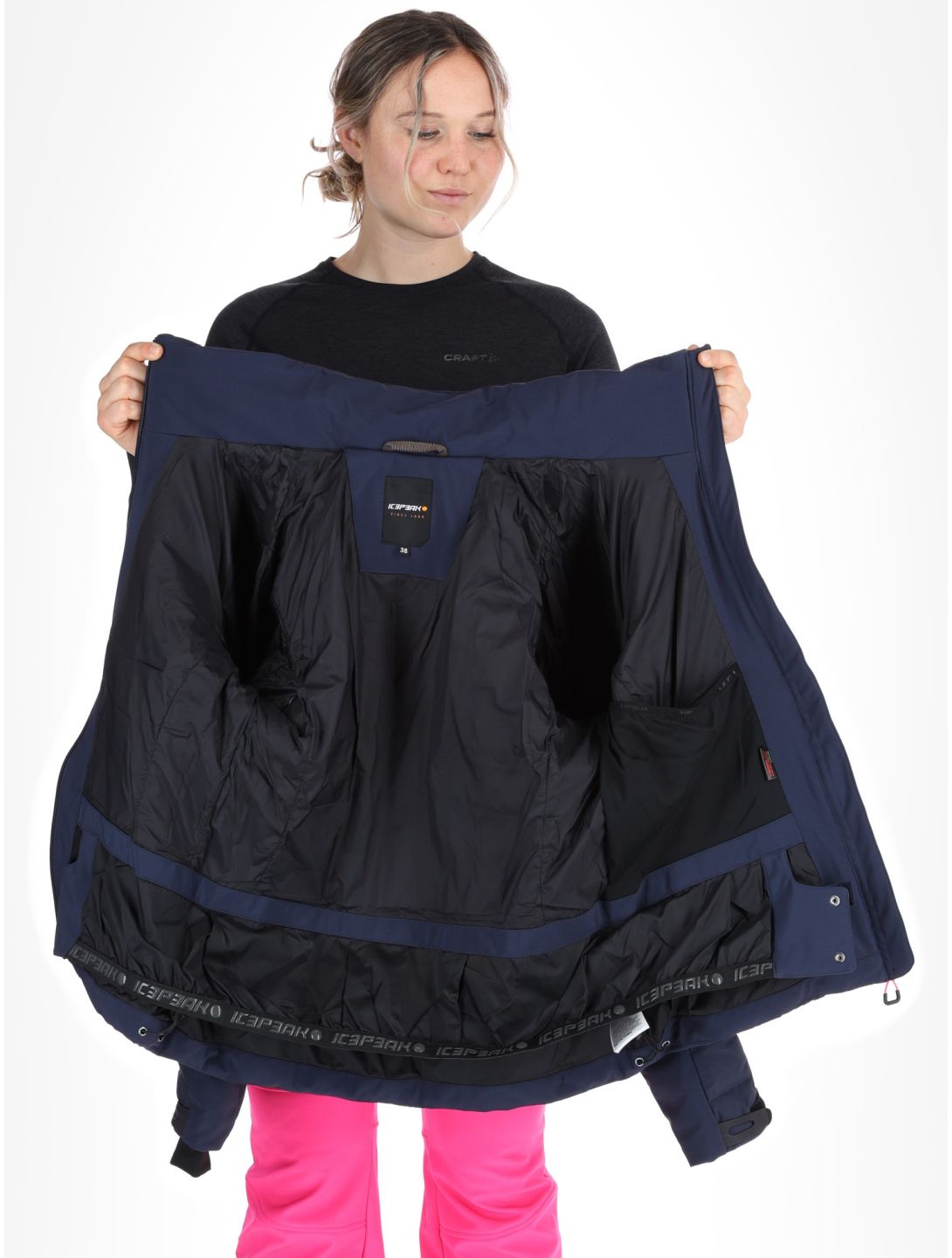 Icepeak, Dillingen giacca sci donna Dark Blue blu 