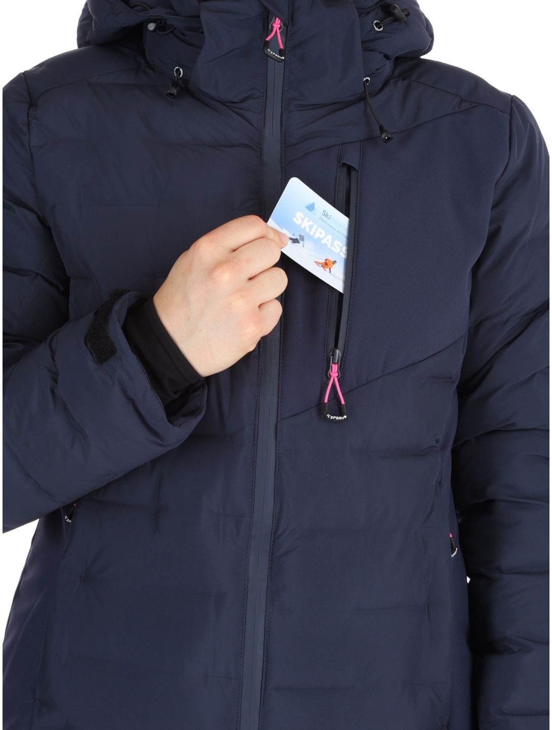 Icepeak, Dillingen giacca sci donna Dark Blue blu 