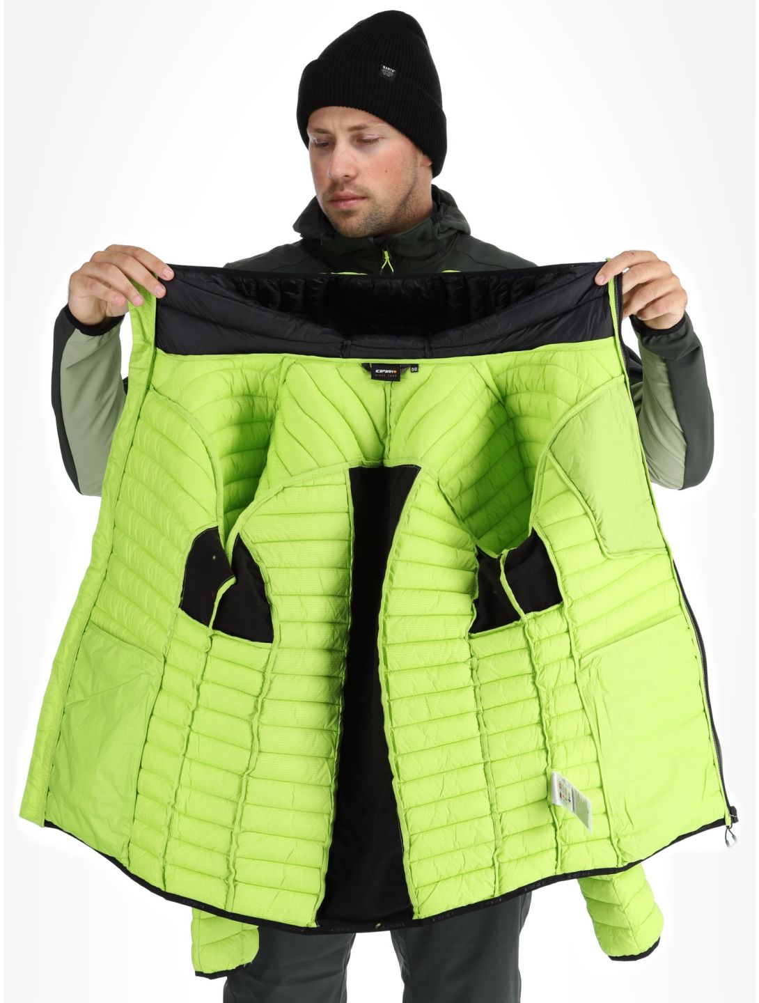 Icepeak, Dillon piumino uomo Light Green verde 