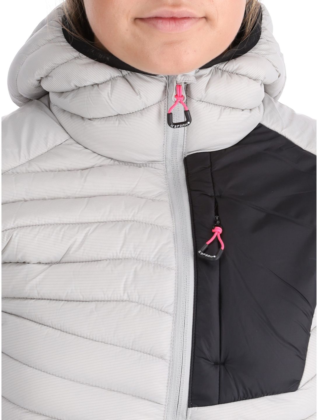 Icepeak, Dix piumino donna Light Grey grigio 