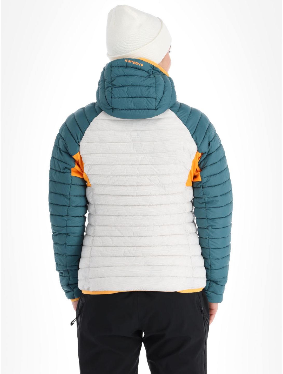 Icepeak, Dix piumino donna Powder bianco, verde 