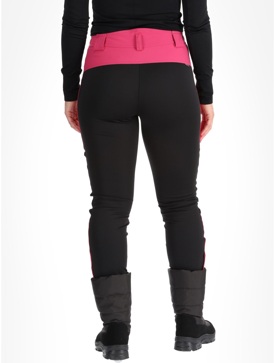 Icepeak, Doral pantaloni da sci softshell donna Raspberry rosso 