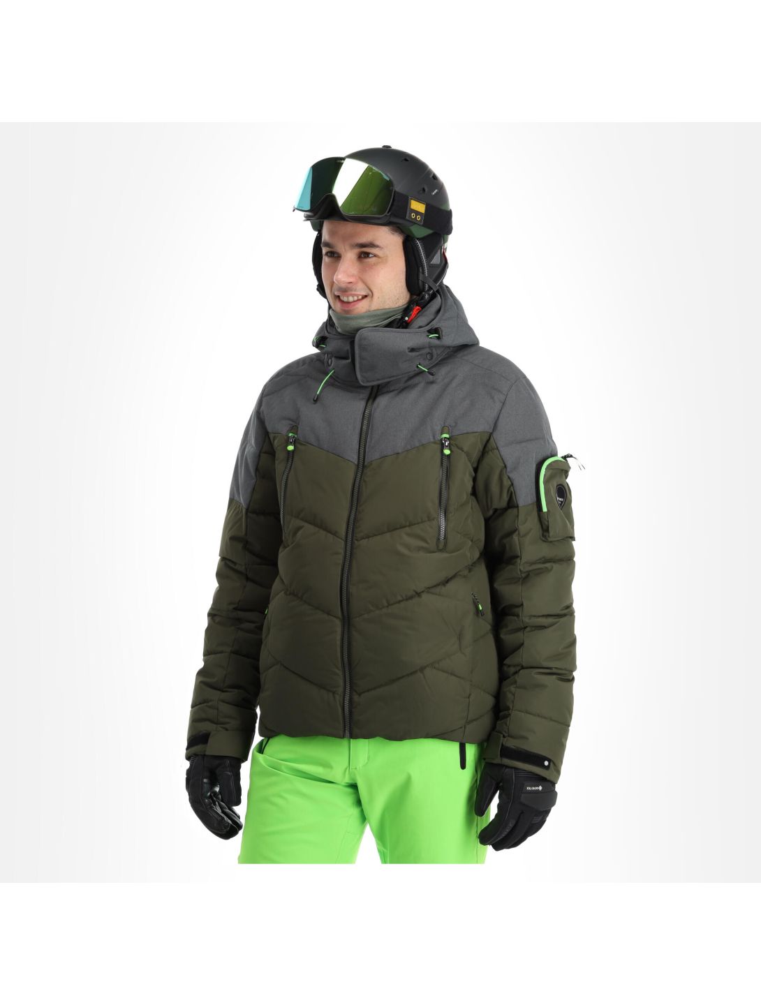 Icepeak, Eastham giacca sci uomo dark olive verde 